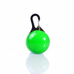 Cat Dog Tag LED Lights Batteries Included Solid Colored Plastic Transparent White Orange