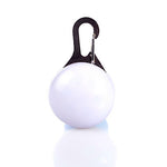 Cat Dog Tag LED Lights Batteries Included Solid Colored Plastic Transparent White Orange