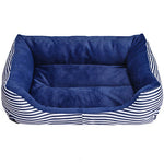 Multi Color Polyester Cute Box Shape Pet Bed for Dogs Cats 58*45*14 cm / 23*18*6 inch