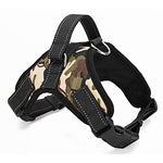 Cat Dog Harness Padded Adjustable / Retractable Solid Textile Red Camouflage Color Leopard