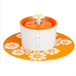 Interactive Bowls & Water Bottles Water Fountain Dog Cat Pet Toy 1pc Pet Friendly Flower Plastic Gift