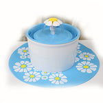Interactive Bowls & Water Bottles Water Fountain Dog Cat Pet Toy 1pc Pet Friendly Flower Plastic Gift