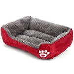 Cat Dog Mattress Pad Bed Bed Blankets Fabric Cotton Pet Mats & Pads Solid Colored Waterproof Cute Black Dot Leopard