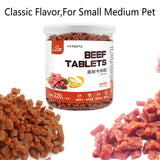 220g 100% Natural Dry Pet Dog Food Snack Chews Treats Training Beef Granules Twist Sticks For Small Medium Pet Classic Food
