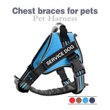 Pet Leash Nylon Heavy Duty Dog Pet Harness Collar Adjustable Padded Soft Dog Harnesses Vest for Small Medium Large Dogs Supplies