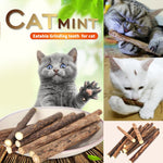 5PCS Natural Matatabi Pet Cat Snack Cat Chew Stick Treat Toy Catnip Molar Food Mint Snacks Sticks Pet Supplies D40