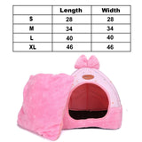 Dog Cat Beds for Small Medium Pet, Cat Bed Dogs Beds Nest House for Dog Sofa Warming Dogs House Winter Kennel for Puppy BD0153