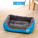 Pet Large Dog Bed Warm House Candy-colored Square Nest Pet Kennel For Small Medium Large Dogs Cat Puppy Plus Size Dog Baskets