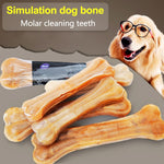 New Pet Dog Toy Supplies Chews Toys Leather Cowhide Bone Molar Teeth Clean Stick Food Treats Dogs Bones for Puppy Accessories 35