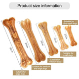 New Pet Dog Toy Supplies Chews Toys Leather Cowhide Bone Molar Teeth Clean Stick Food Treats Dogs Bones for Puppy Accessories 35