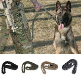 Dog Leash 1000D Nylon Tactical Military Police Dog Training Leash Elastic Pet Collars Multicolor High Quality Adjustable Leash