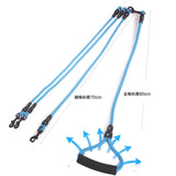 2/3/4 Way Couplers Pet Walking Leash Braided Nylon Elastic Pet Dog Collar Belt Rope Double Head Adjustable Training Lead Harness