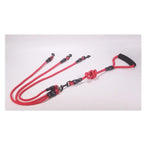 2/3/4 Way Couplers Pet Walking Leash Braided Nylon Elastic Pet Dog Collar Belt Rope Double Head Adjustable Training Lead Harness