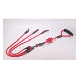 2/3/4 Way Couplers Pet Walking Leash Braided Nylon Elastic Pet Dog Collar Belt Rope Double Head Adjustable Training Lead Harness
