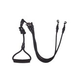 2/3/4 Way Couplers Pet Walking Leash Braided Nylon Elastic Pet Dog Collar Belt Rope Double Head Adjustable Training Lead Harness