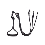 2/3/4 Way Couplers Pet Walking Leash Braided Nylon Elastic Pet Dog Collar Belt Rope Double Head Adjustable Training Lead Harness