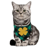 HobbyLane St. Patricks Day Pet Bandanas Printing Triangular Scarf for Dogs Cats Wear Pet Decoration Beauty