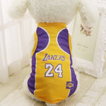 New Dog Summer Vest Basketball Teams puppy T-Shirt Spring Small Middle Large Dogs Clothes XS to 6XL Pet Products Clothing