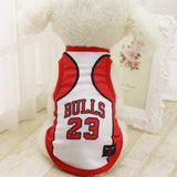 New Dog Summer Vest Basketball Teams puppy T-Shirt Spring Small Middle Large Dogs Clothes XS to 6XL Pet Products Clothing
