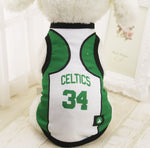 New Dog Summer Vest Basketball Teams puppy T-Shirt Spring Small Middle Large Dogs Clothes XS to 6XL Pet Products Clothing
