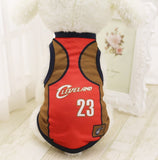 New Dog Summer Vest Basketball Teams puppy T-Shirt Spring Small Middle Large Dogs Clothes XS to 6XL Pet Products Clothing