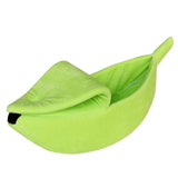 Green/Yellow Banana Shape Pet Dog Cat Bed House Mat Durable Kennel Doggy Puppy Cushion Basket Warm Portable Dog Cat Supplies