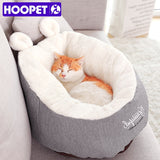 HOOPET Pet Cat Dog Bed Warming Dog House Soft Material Sleeping Bag Pet Cushion Puppy Kennel