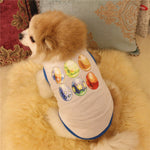 2018 New Patter Happy Easter Dog Vest For Small Dog Colorful Eggs Design Pet Clothing Size XS-L