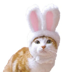 Cute Funny Pet Cat Dog Bunny Ears Dress Cap Easter Rabbit Ear Headdress Costume Cosplay Clothing Props For Home Pet