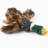 Dog Toys Squirrel Pet Toys Plush Puppy Chew Animals Squirrel Duck Shaped Squeak