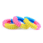 New Rubber Dog Toy with Thorn Bone Rubber Molar Teeth Pet Toy Dog bite Resistant Molar Training Drop Ship
