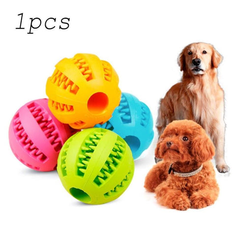 Pet Dog Toy Clean Tooth Ball Puppy Decompression Elastic Rubber Ball Dog Toy Pet Toy