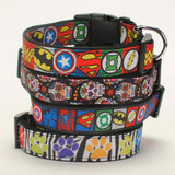 Thicken Soft Collapsible Nylon Puppy Necklaces Cartoon Star War  Grosgrain Ribbon The Avengers Dog Cat Choker Pet Collars