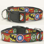 Thicken Soft Collapsible Nylon Puppy Necklaces Cartoon Star War  Grosgrain Ribbon The Avengers Dog Cat Choker Pet Collars