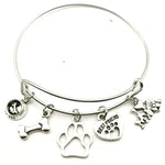New Mini I Love My Dog Bracelet Best Friend Fashion Pet Steel Bracelet Female Jewelry Gift