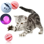 Pet Ball Toy 3pcs/set Led Flash Jumping Ball Cat Dog Electric Rolling Balls Toy Smart Luminous Bell Balls Pets Bite Chew Toys