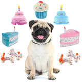 1PC Plush Bone Dog Toys Animals Chew Cartoon Puppy Training Toy Soft Banana Carrot Pet Birthday Cake And Vegetable Pet Supplies