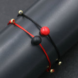 2pcs Couples Bracelet Lucky Red Rope Thread Heart Crown Star Dog Bracelet For Girls Boys Friendship Bracelets Women Men Jewelry