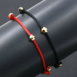 2pcs Couples Bracelet Lucky Red Rope Thread Heart Crown Star Dog Bracelet For Girls Boys Friendship Bracelets Women Men Jewelry