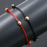 2pcs Couples Bracelet Lucky Red Rope Thread Heart Crown Star Dog Bracelet For Girls Boys Friendship Bracelets Women Men Jewelry