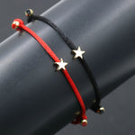2pcs Couples Bracelet Lucky Red Rope Thread Heart Crown Star Dog Bracelet For Girls Boys Friendship Bracelets Women Men Jewelry