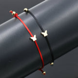 2pcs Couples Bracelet Lucky Red Rope Thread Heart Crown Star Dog Bracelet For Girls Boys Friendship Bracelets Women Men Jewelry