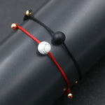 2pcs Couples Bracelet Lucky Red Rope Thread Heart Crown Star Dog Bracelet For Girls Boys Friendship Bracelets Women Men Jewelry