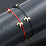 2pcs Couples Bracelet Lucky Red Rope Thread Heart Crown Star Dog Bracelet For Girls Boys Friendship Bracelets Women Men Jewelry