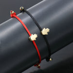 2pcs Couples Bracelet Lucky Red Rope Thread Heart Crown Star Dog Bracelet For Girls Boys Friendship Bracelets Women Men Jewelry