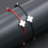 2pcs Couples Bracelet Lucky Red Rope Thread Heart Crown Star Dog Bracelet For Girls Boys Friendship Bracelets Women Men Jewelry