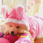 Easter Bunny Cute Pet Dog Costume Clothes Hooded Coat Clothing for Dogs Fleece Cat Puppy Warm Rabbit Dressing  Dog Outfit 21