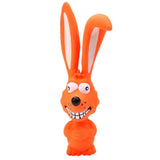 LumiParty Toy for Pet Dogs Puppy Screaming Rubber Rabbit Toy Latex Squeaker Chew Training Tools