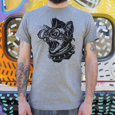 Punk Cat T-Shirt (Mens)