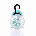Cat Dog Tag LED Lights Batteries Included Solid Colored Plastic Transparent White Orange